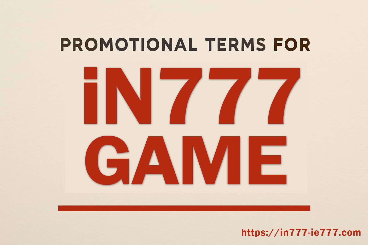 IN777 Promotion Terms Explained mobile guide