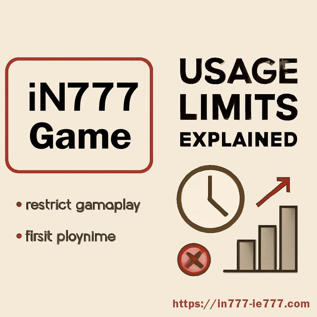 Turn Limits Into Useful Account Tools on IN777