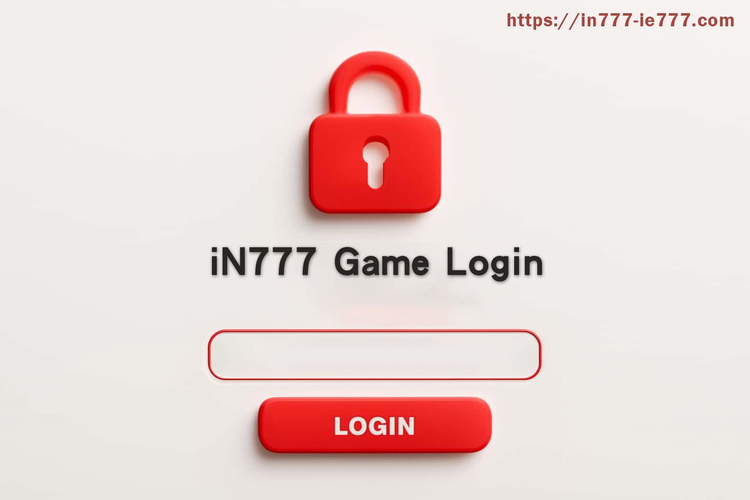 IN777 mobile member login screen
